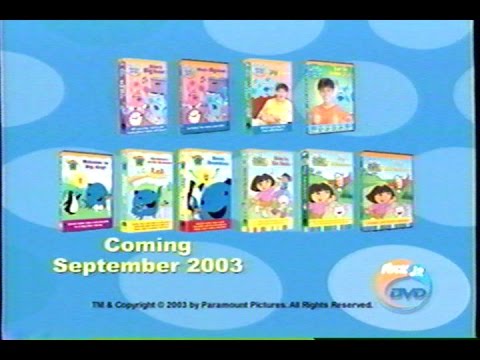 Nick Jr Home Video and DVD (2003) Promo (VHS Capture)