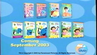 Nick Jr Home Video And Dvd 2003 Promo Vhs Capture