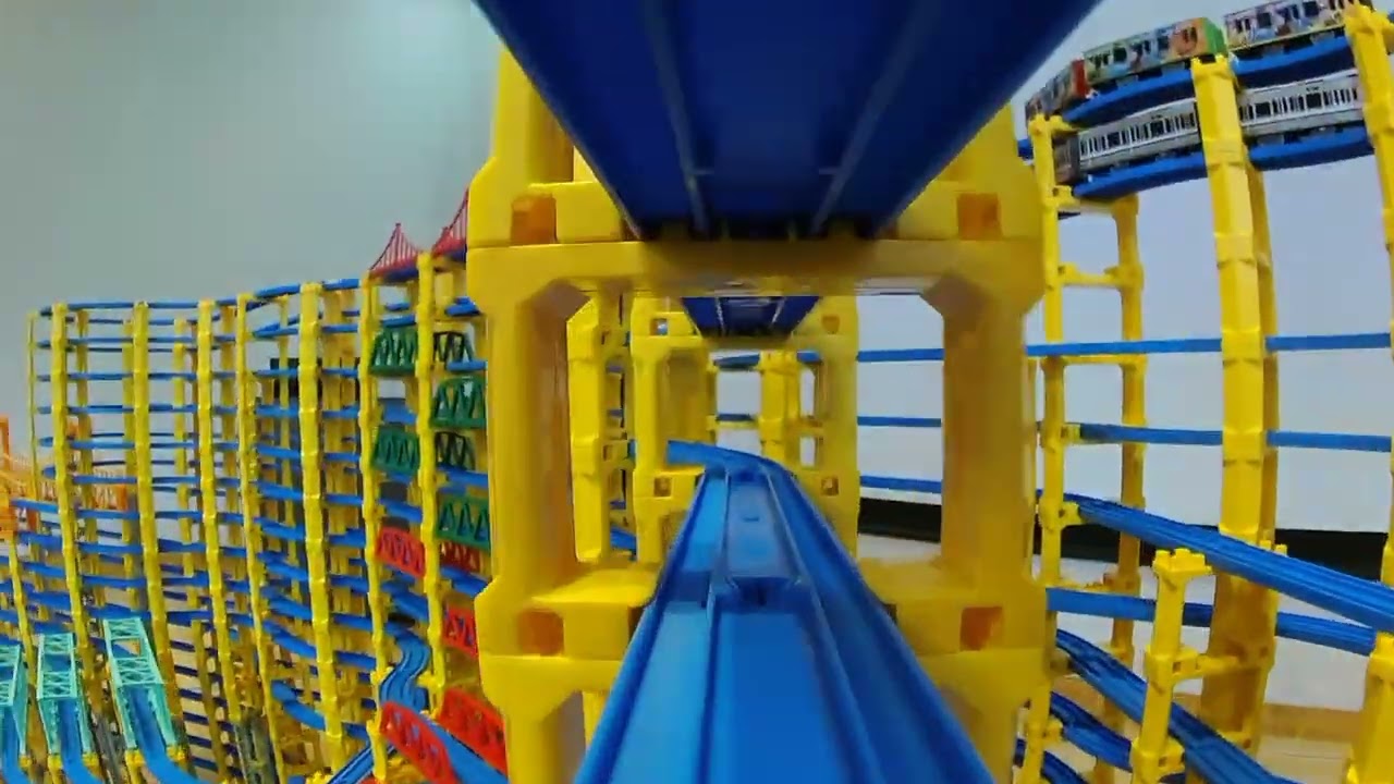 【プラレール】きいぱすトレインワールドレイアウトのプラレール前面展望10
