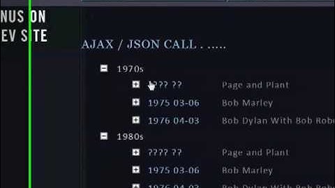 Loading AJAX by Decade Through Drupal - Demo