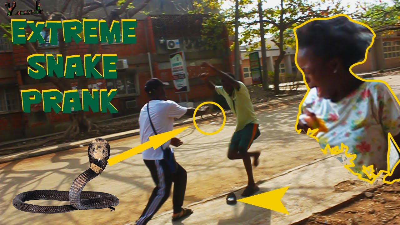 SNAKE PRANK And Africans Crazy Reactions (2020 new prank video) YouTube