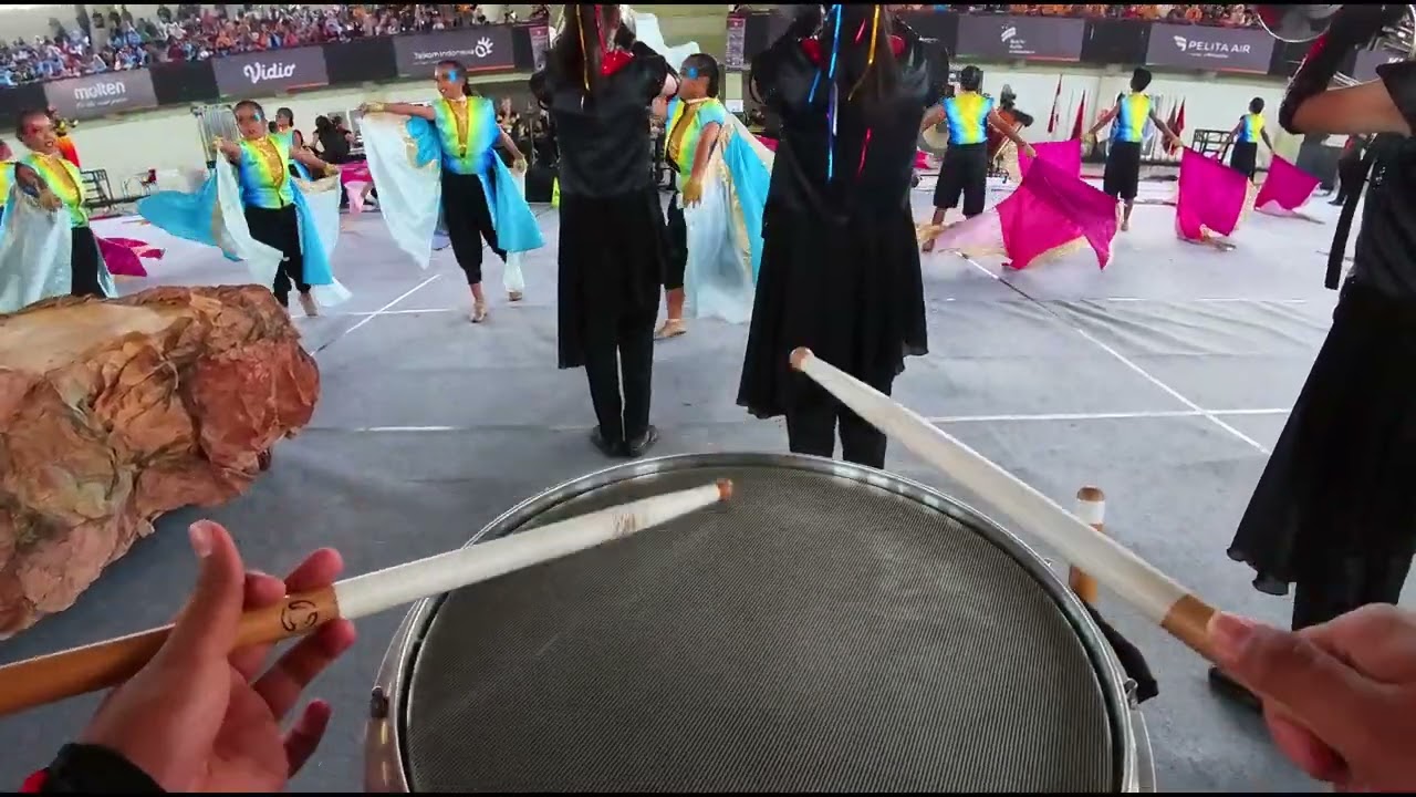 Marching Band Domenico Savio. Juara Umum GPJB 2024 (Snare cam) by Eben