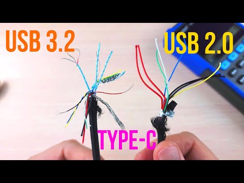 Видео: О чём говорят чипы в кабелях USB-C? Можно ли им верить? Разрезаю кабели, проверяю и показываю