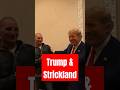 Donald Trump and Sean Strickland Meet 👏👏🤯 #trump #viral #shorts #ufc
