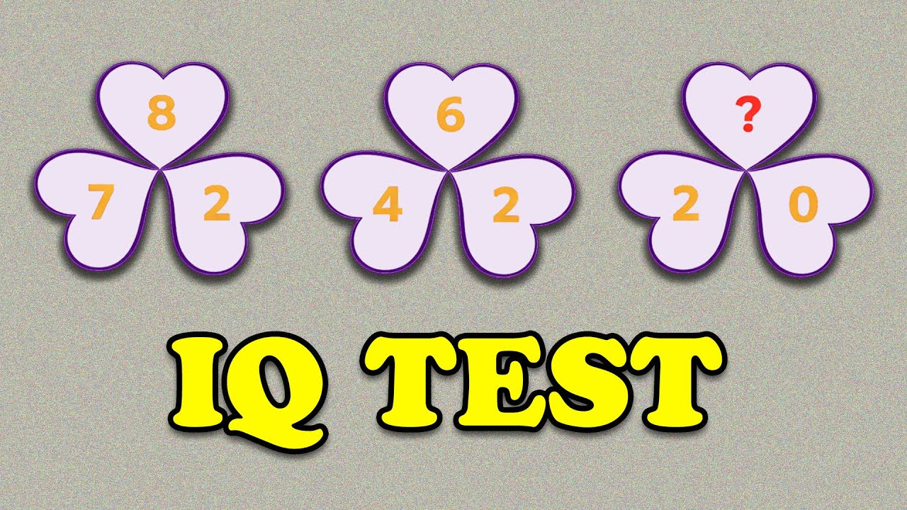 Can You Solve This Flower Puzzle? Math IQ Test Challenge - YouTube