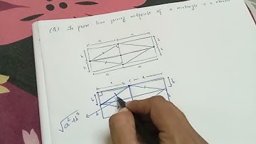 Prove that line joining mid-points of four sides of rectangle taken in order is a rhombus.