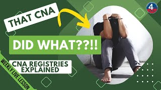 Protecting Patients: Unveiling the Power of CNA Registries - Preventing Abuse & Ensuring Safety!
