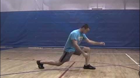 Lunge with Elbow to Instep