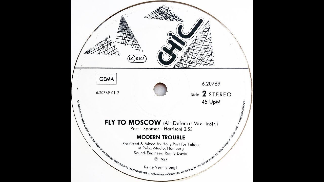 Modern Trouble • Fly To Moscow (Air Defence Mix - Instr.) (1987)