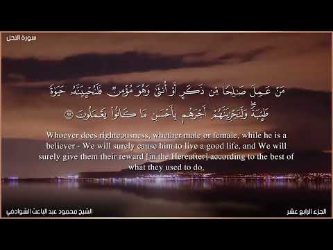 111 الربع 7 من الجزء الرابع عشر ختمة الارباع بصوت الشيخ محمود عبد الباعث الشوادفي 