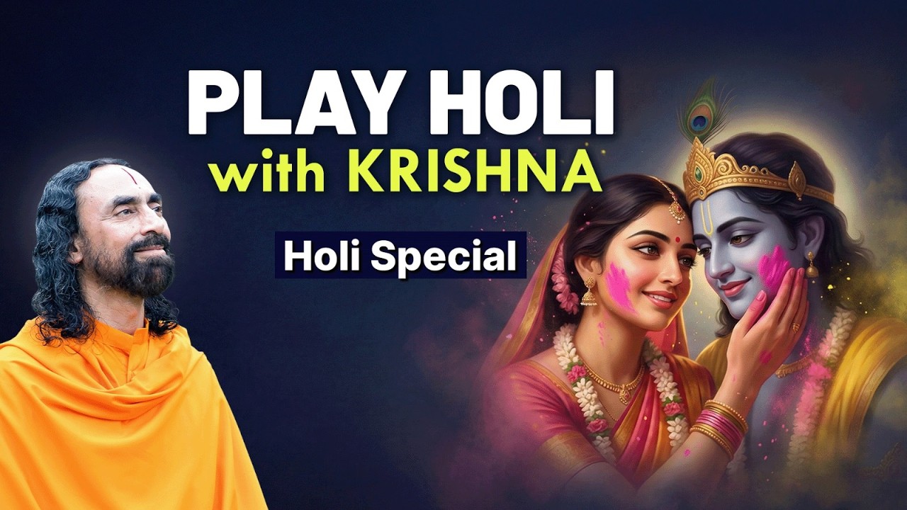 The Power of Guru’s Grace -How One Man Became Part of Radha Krishna Divine Holi | Swami Mukundananda