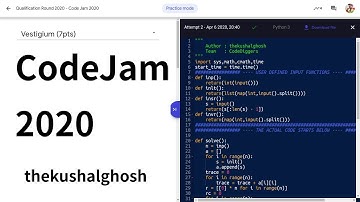 Google Code Jam 2020 Qualification Round Problems A B C D - Explained with logic and code / solution