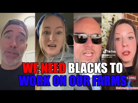 WHITE FARMERS ARE UPSET BLACKS WON'T WORK THEIR FARMS AFTER ICE IS DEPORTING ALL THEIR WORKERS