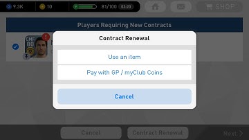 How to contract player in PES 2017