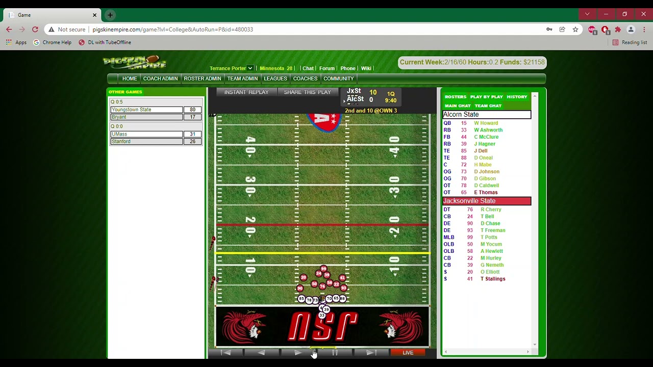 Freeman gets to Howard for the sack and almost gets 2 points!