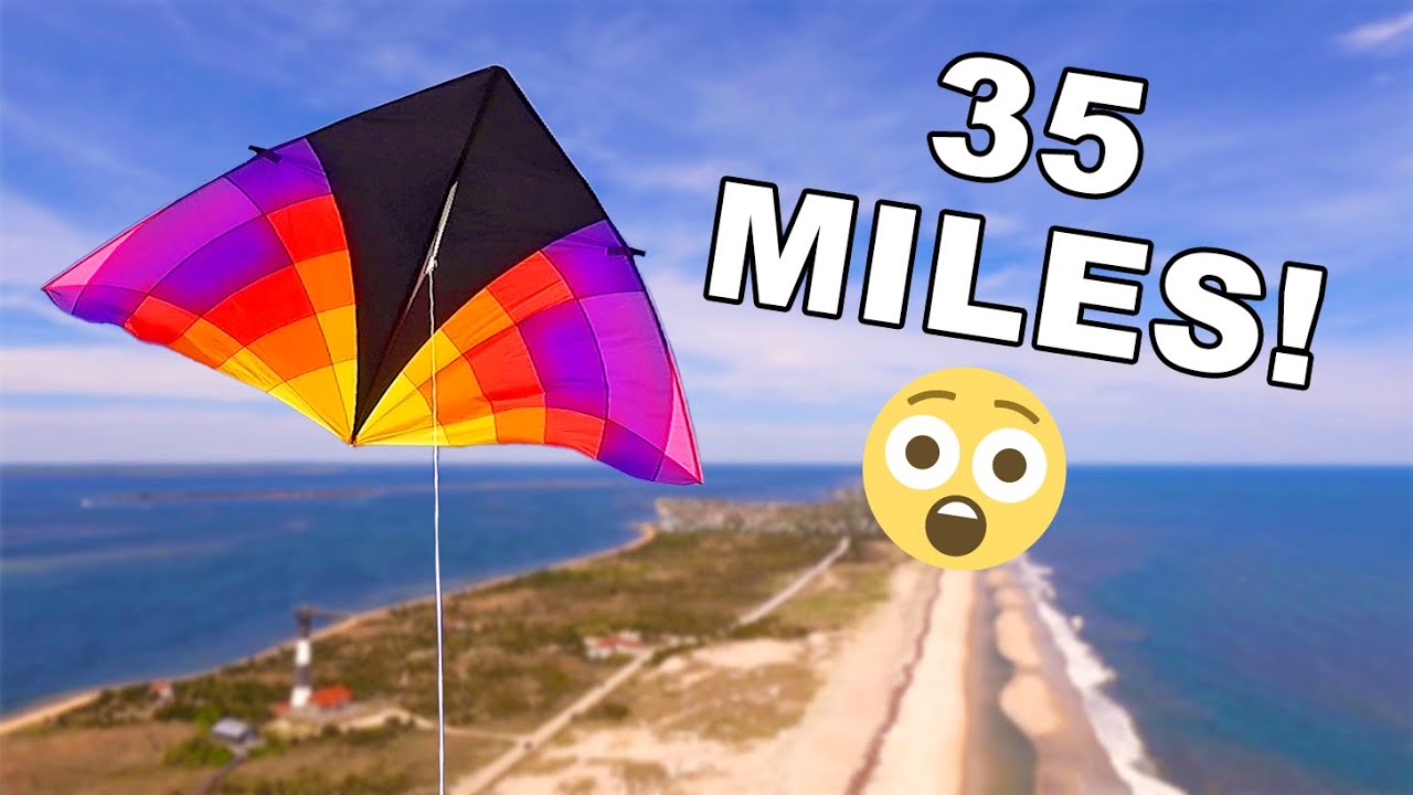 Flying a Delta Kite CRAZY High with Camera & Crashing It YouTube