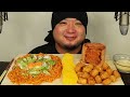 ASMR/咀嚼音/宇宙一イイ音を追求する♪ブルダック麺、ハッシュドポテト、スパム！食べる音/音フェチ/睡眠用/Eating sound/韓国/食べ物/人気/Fried food/おすすめ/作業用
