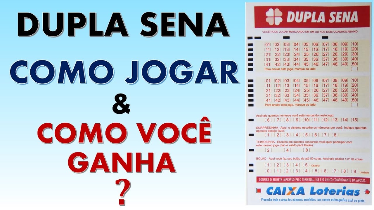 Como jogar na Dupla Sena: passo a passo da loteria