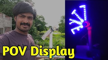 Pov Display Making In Telugu || How To Make POV display || G Pro Telugu