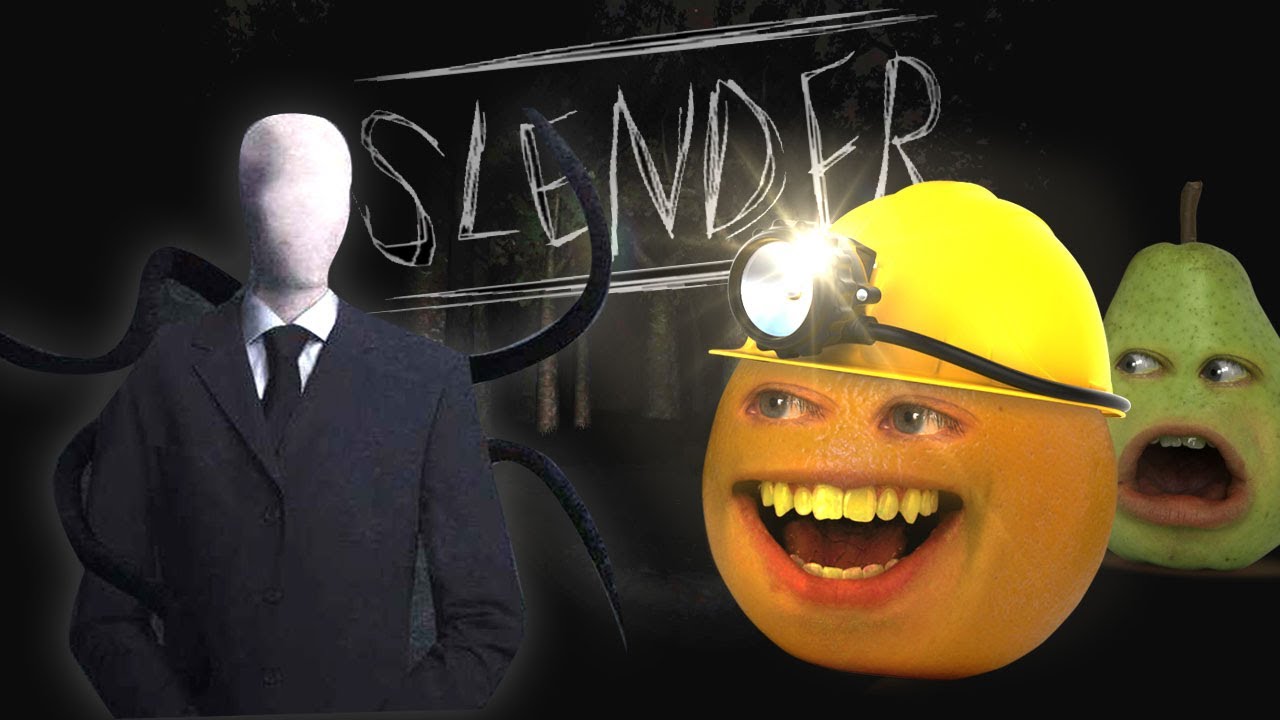 Annoying Orange Vs Slender Youtube - slender man the movie in roblox youtube