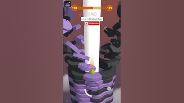 Stack Ball 🔥 Level 118 Perfect Clear in One Go 😱 | Insane Speed Run! #gaming #stackball #games