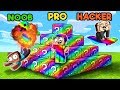 Minecraft - RAINBOW LUCKY BLOCK CHALLENGE! (NOOB vs PRO vs HACKER)