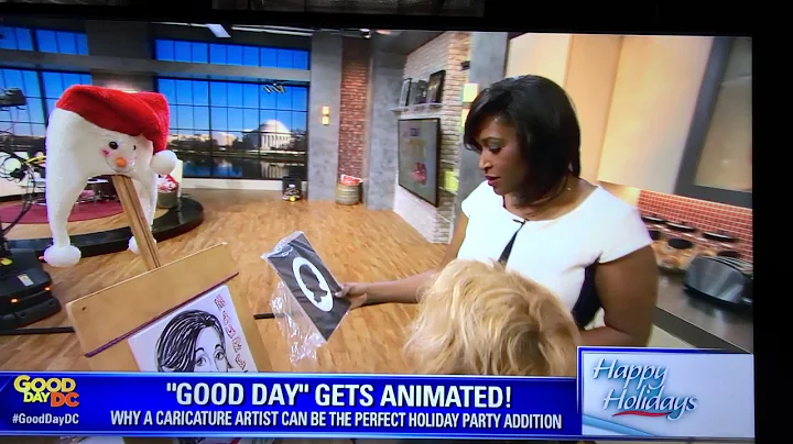 Marie Cheek of Caricature Artists Group On FOX 5 D...