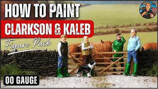 How We Paint Clarkson & Kaleb OO Gauge Figures | Model Railway Figure Painting Tutorial