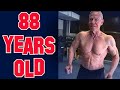 88 Year Old Bodybuilder Post Workout Posing - Jim Arrington