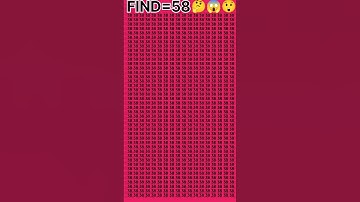 Find the different number just 10⏱️second|#viral#illusion#math#reasoning#numbermystery#riddle#iq#odd