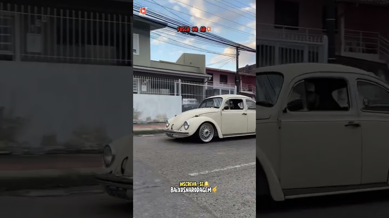 Fusca Baixo Na Suspensão A Ar. 🚀