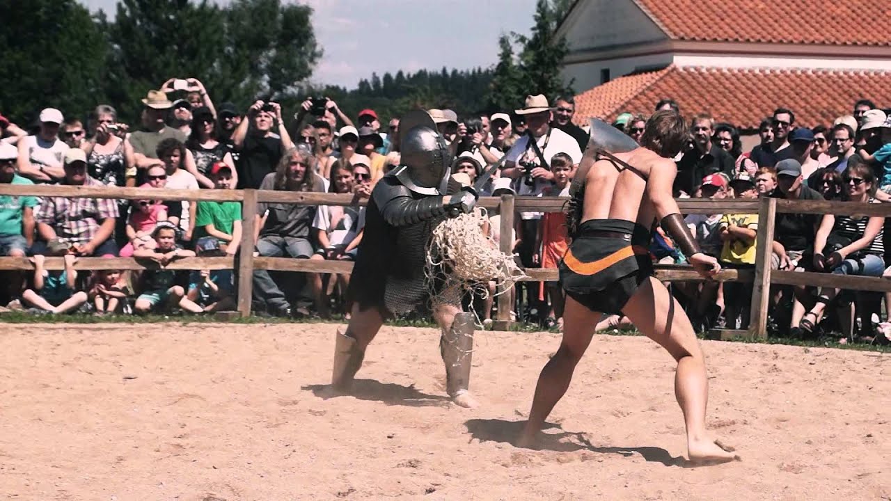 Römertage 2015 - Villa Borg - Gladiatorenkampf (2)
