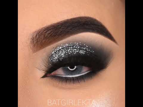     مكياج عيون فضي مكياج  