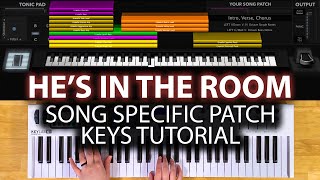 He's In The Room MainStage patch keyboard tutorial- David Jennings