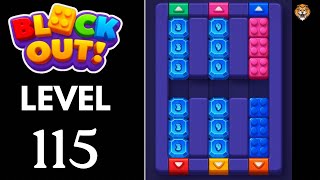 Block Out - Color Sort Puzzle Level 115 Walkthrough 