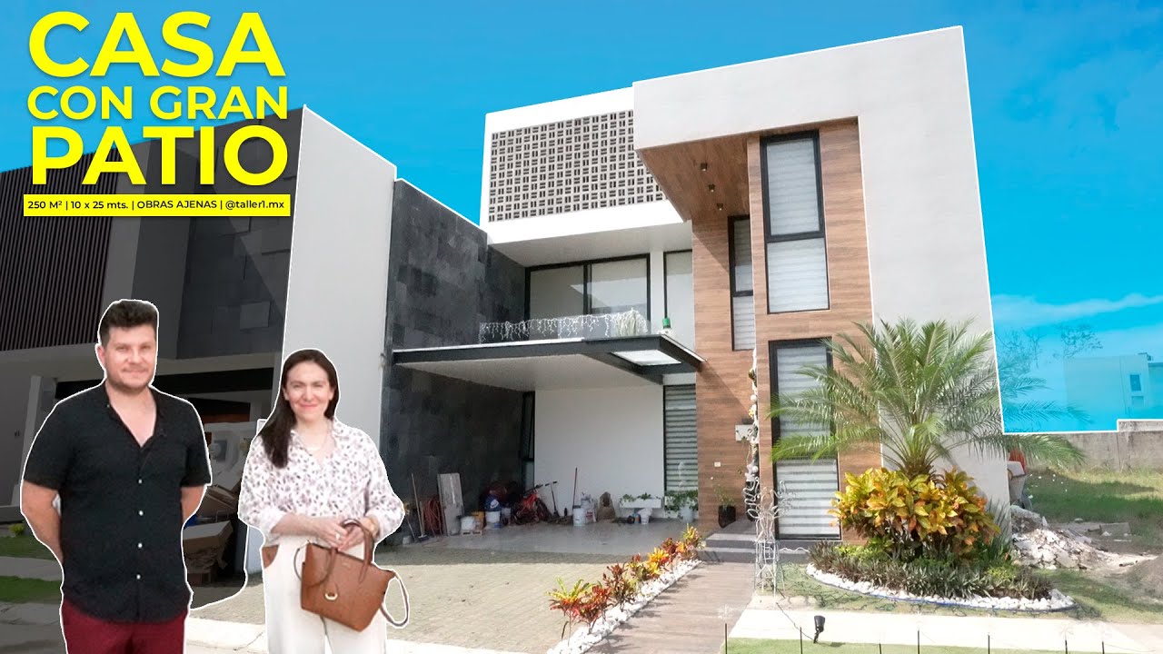 CASA con GRAN PATIO | 10 x 25 mts. | Obras Ajenas | @taller1.mx