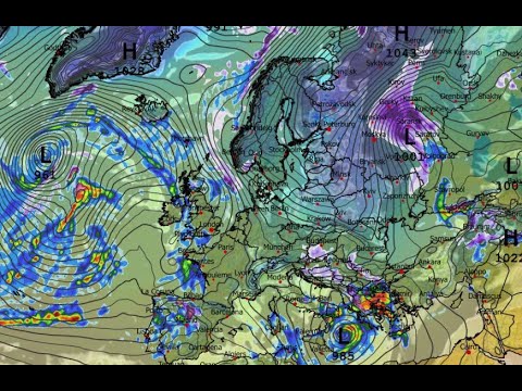 Καιρός: Πρωινά δεδομένα GFS - Πολύ ισχυρή η κακοκαιρία του Σαββατοκύριακου