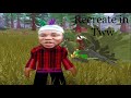 African guy running from tribe member part1  recreate in tww