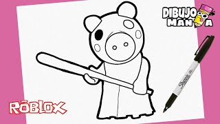 Como Dibujar A Piggy Roblox How To Draw Piggy Dibujos De Roblox Youtube - imagenes de roblox para colorear chicas