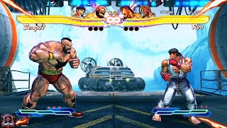 Street Fighter x Tekken Gameplay - Zangief & Xiaoyu VS Ryu & Paul (Hardest) #tekken #streetfighter screenshot 3