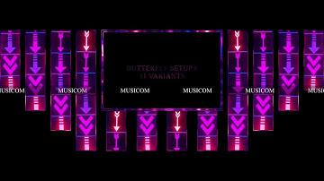 #227. ButterFly Setup 6 | 11 Variants | Led Mapping By Musicom