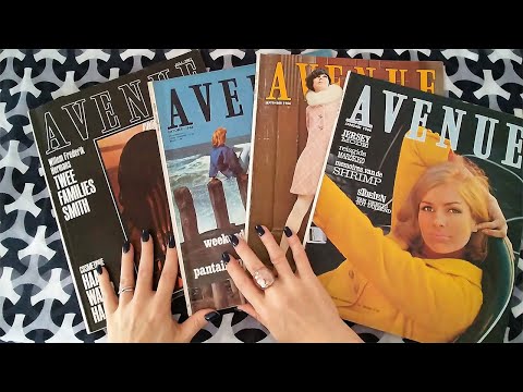 ASMR Page Turning For You ⁕ 1 Full Hour ⁕ Vintage Magazines 1940s and 60s ⁕ No Talking