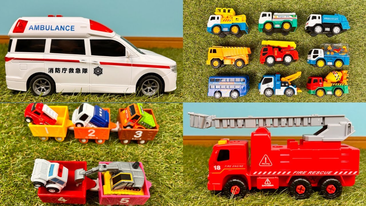 送料無料 DAFU CRAFTs 12\" Fire-engine 消防車 梯子 AOZORA 送料無料 ペーパークラフト カーズクラフト 緊急シリーズ