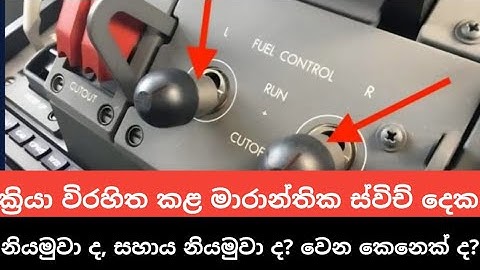හිතාමතාම එක් නියමුවෙකු ඉන්ධන සුවිචය ඔිෆ් කළා ද?