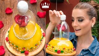 BOLO 'A BELA E A FERA' (feito com garrafa PET!) | Cozinha do Bom Gosto | Gabi Rossi