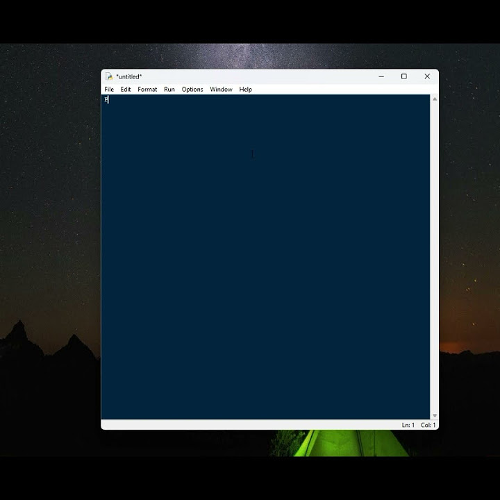 Python Dark Theme Setting - YouTube