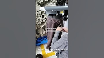 Automatic Drawstring Inserting Machine