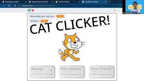 Scratch Tutorial (#4 of 6): Build a Cool Scratch Game - Cat Clicker!