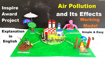air pollution and its effects) working model explanation in english - environment | howtofunda