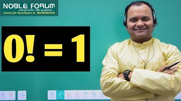 Why 0! = 1? | Beautiful Logic Behind Factorial | Noble Forum